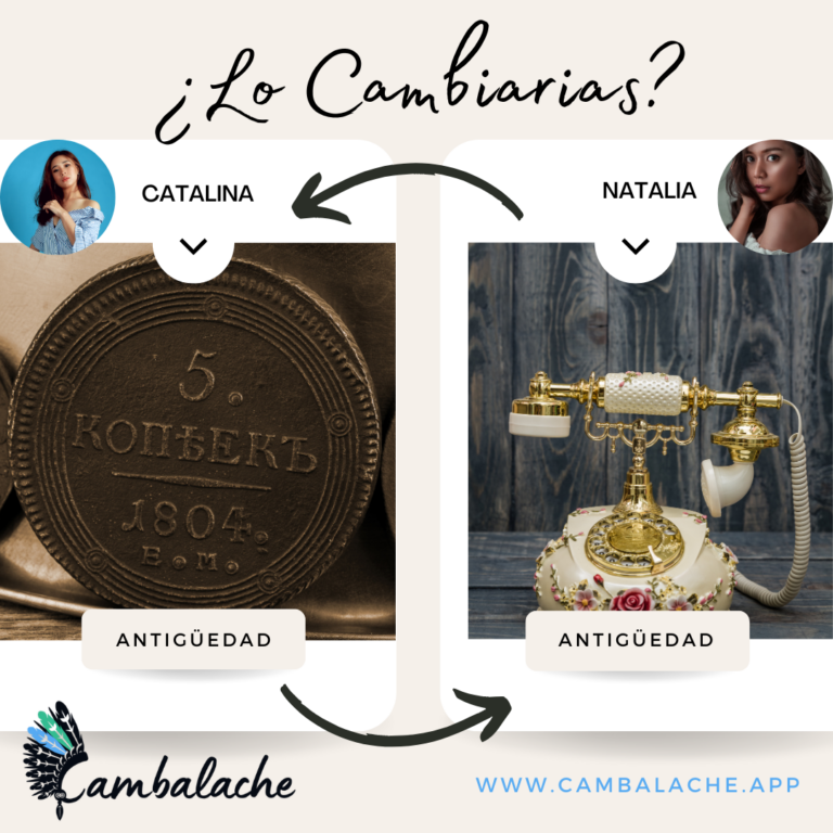 Del Pasado al Presente: Dando Nueva Vida a los Objetos Antiguos con Cambalache